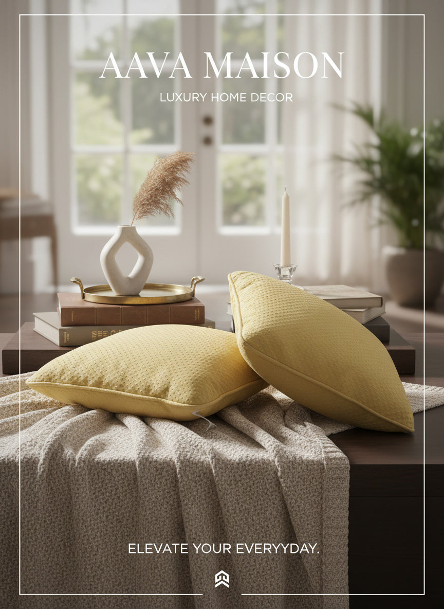 QUILTED DIAMOND CUSHION